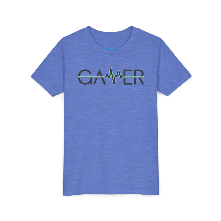 Gamer Heartbeat Youth Tee - Fandom-Made