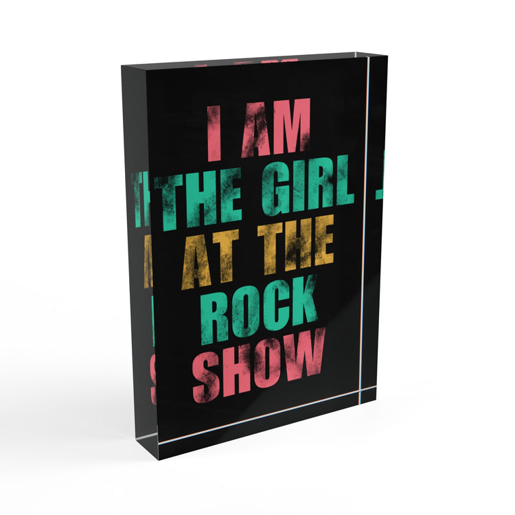 Girl At The Rock Show Photo Block - Fandom-Made