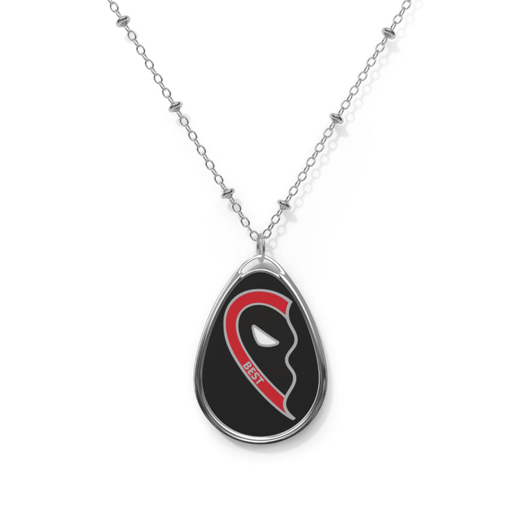 Deadpool Best Oval Necklace - Fandom-Made