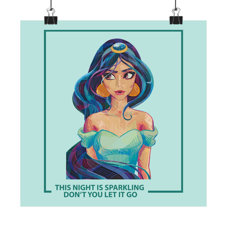 The Night Is Sparkling Poster - Fandom-Made