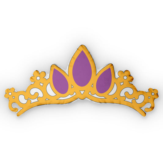 Rapunzel Crown-Shaped Pillow - Fandom-Made