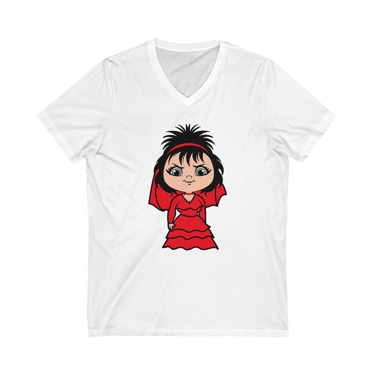 Lydia Deetz V-Neck Tee - Fandom-Made