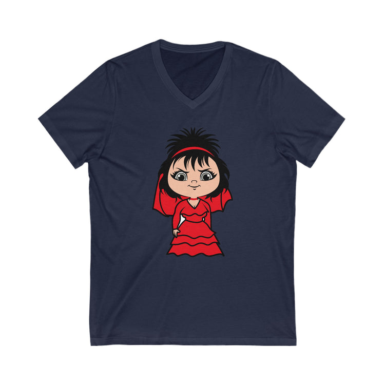 Lydia Deetz V-Neck Tee - Fandom-Made