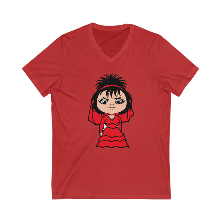 Lydia Deetz V-Neck Tee - Fandom-Made