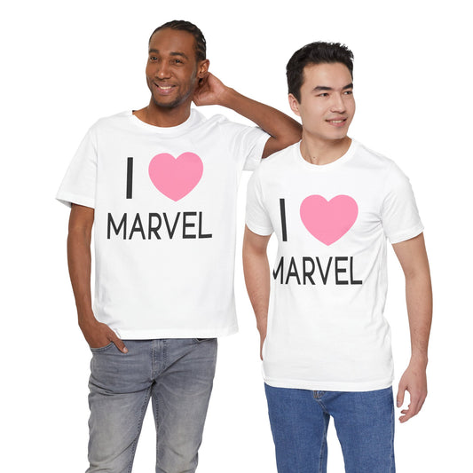 I Love Marvel Unisex T-Shirt - Fandom-Made