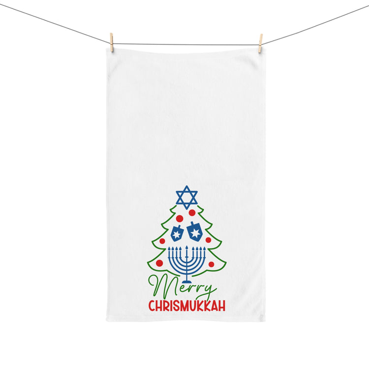 Merry Chrismukkah Hand Towel - Fandom-Made