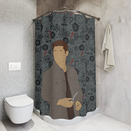 Dean Winchester Shower Curtain - Fandom-Made