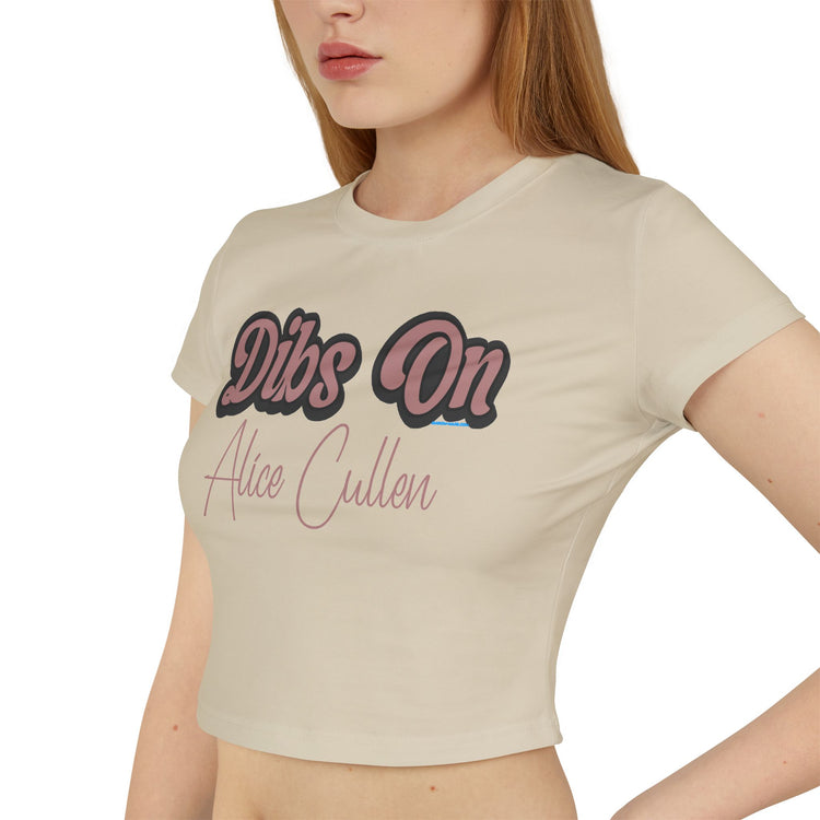 Dibs On Alice Cullen Baby Tee - Fandom-Made