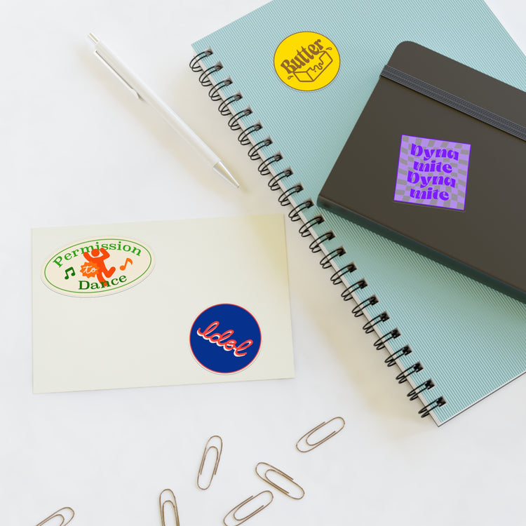 Permission To Stick Sticker Sheet