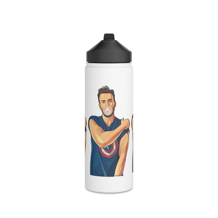 Chris Evans Water Bottle - Fandom-Made