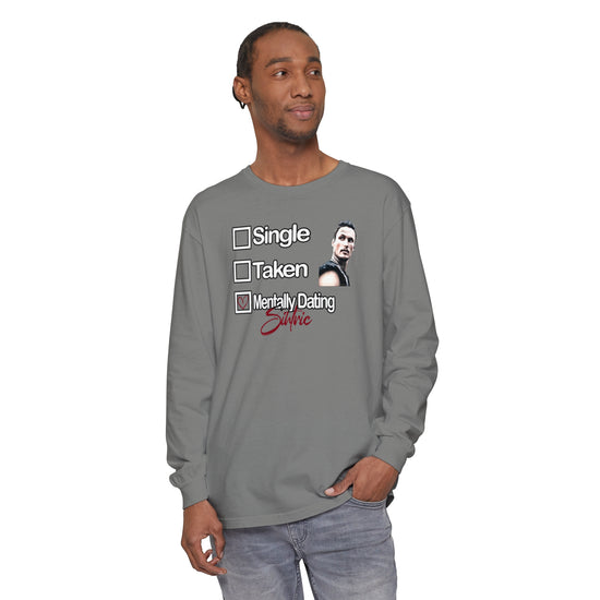 Mentally Dating Sihtric Long Sleeve T-Shirt - Fandom-Made