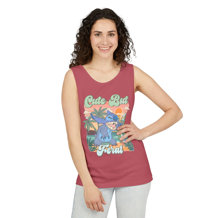 Cute But Feral Tank Top - Fandom-Made