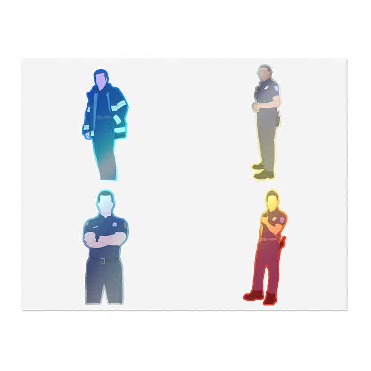 9-1-1 Sticker Sheet - Fandom-Made