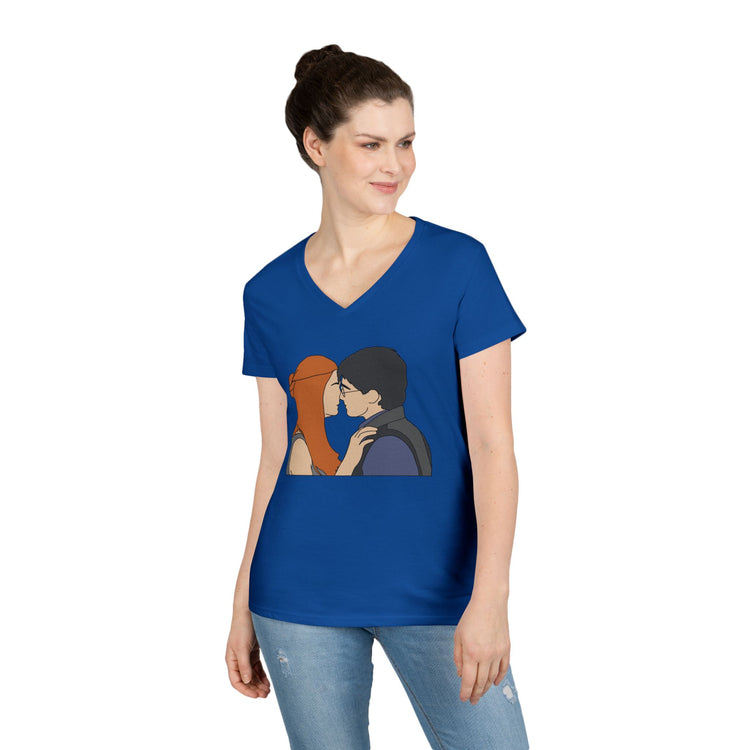 Ginny & Harry V-Neck Tee - Fandom-Made