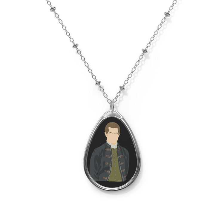 Lord John Grey Oval Necklace - Fandom-Made