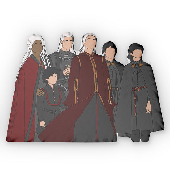 Team Black Group-Shaped Pillow - Fandom-Made