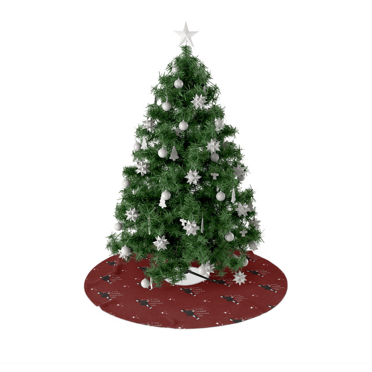 As If You Could Out Run Me Christmas Tree Skirt - Fandom-Made