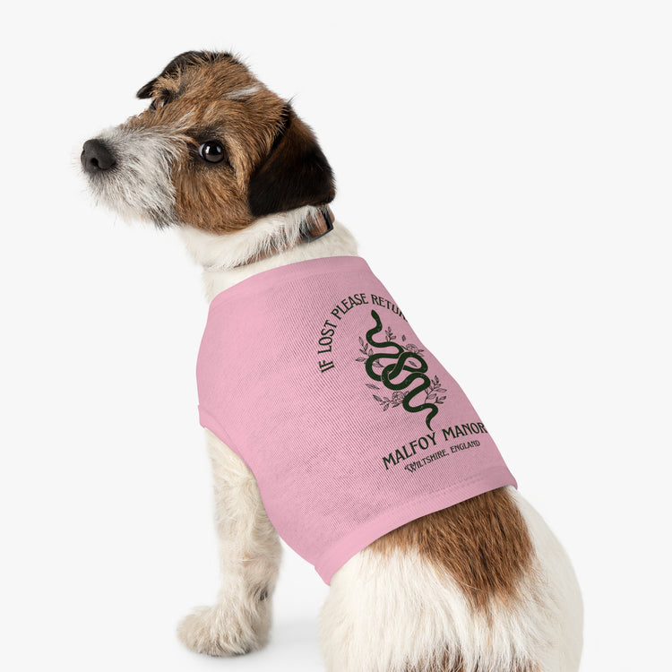 If Lost Return To Malfoy Manor Pet Tank Top - Fandom-Made
