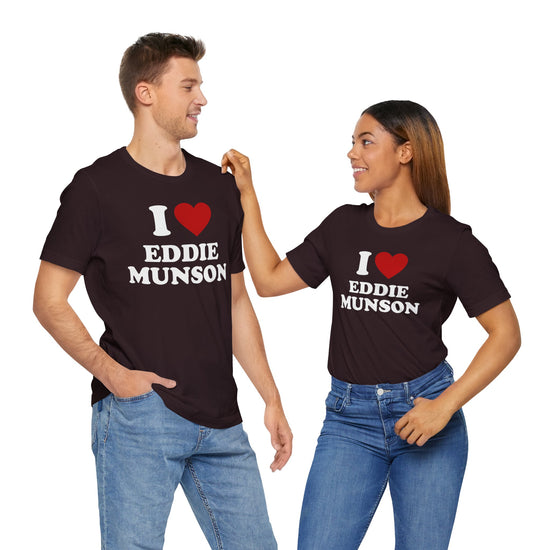 I Love Eddie Munson T-Shirt - Fandom-Made