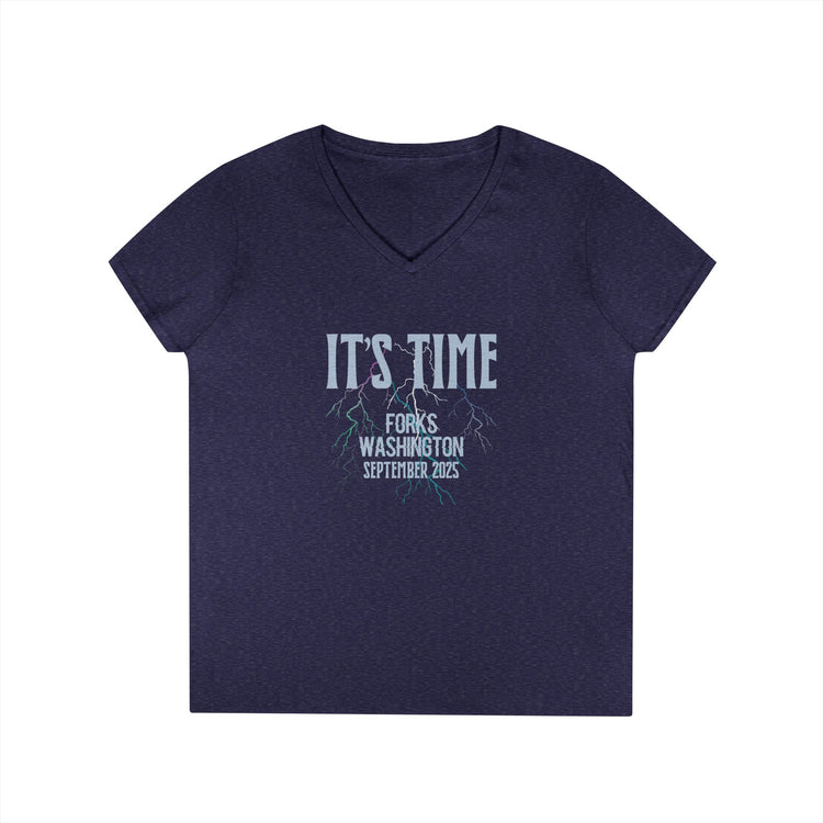 It's Time V-Neck Tee - Fandom-Made