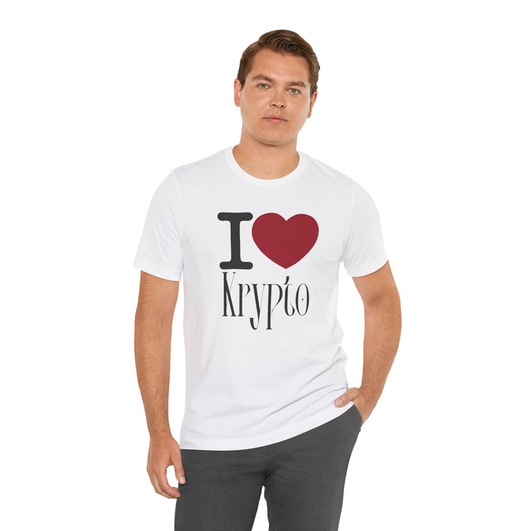 I Love Krypto T-Shirt - Fandom-Made