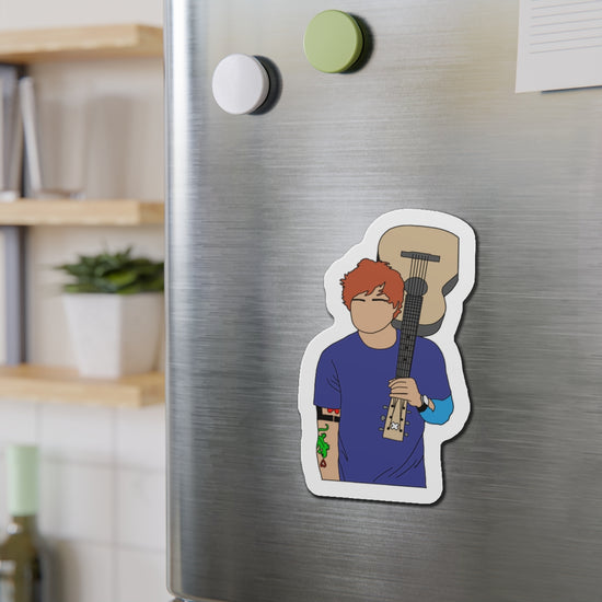 Ed Sheeran Die-Cut Magnet - Fandom-Made