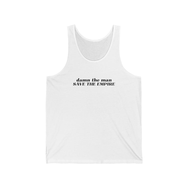 Damn The Man Tank Top - Fandom-Made