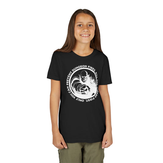 Prevent Dungeon Fires Youth Tee - Fandom-Made