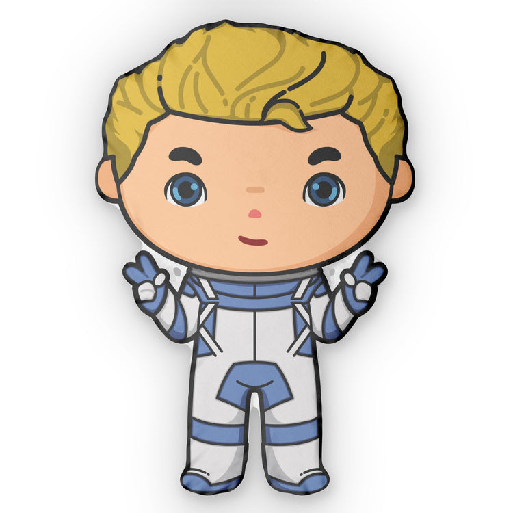 Johnny Storm-Shaped Pillow - Fandom-Made