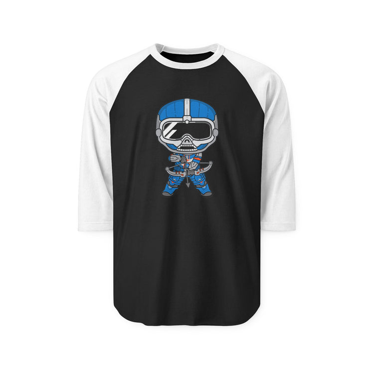 Taskmaster 3/4 Raglan Shirt - Fandom-Made