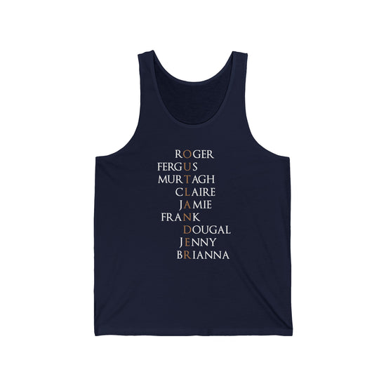 Outlander Characters Tank Top - Fandom-Made