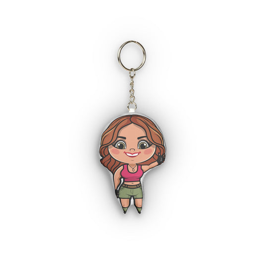 Ruby Roundhouse Mini Plush Keychain - Fandom-Made