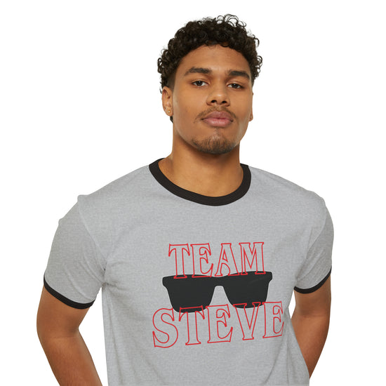Team Steve Ringer T-Shirt - Fandom-Made