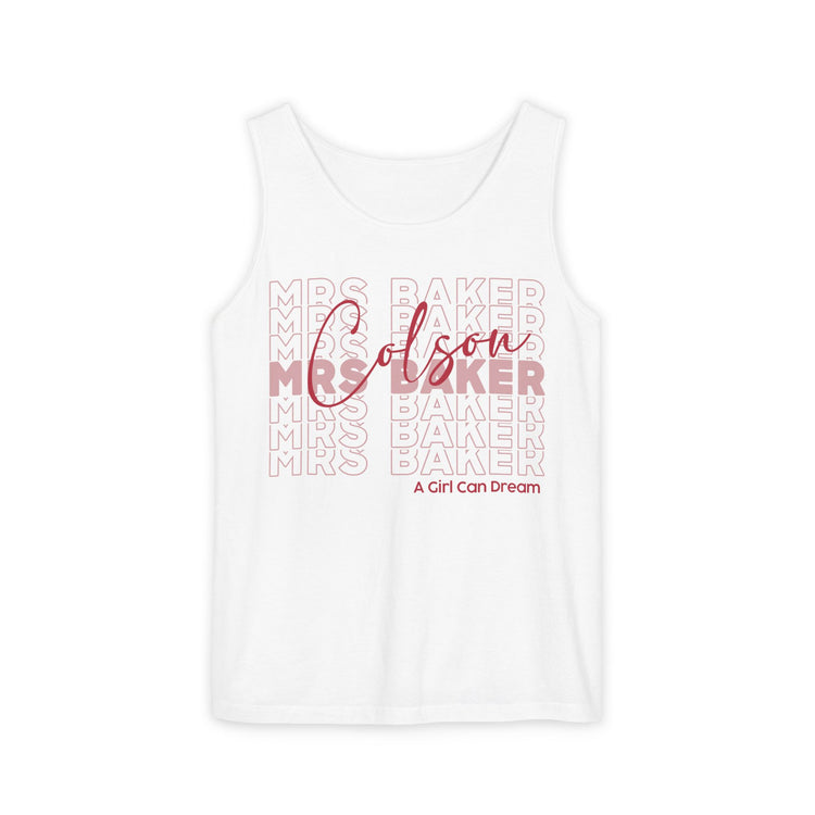 Mrs. Baker Unisex Garment-Dyed Tank Top