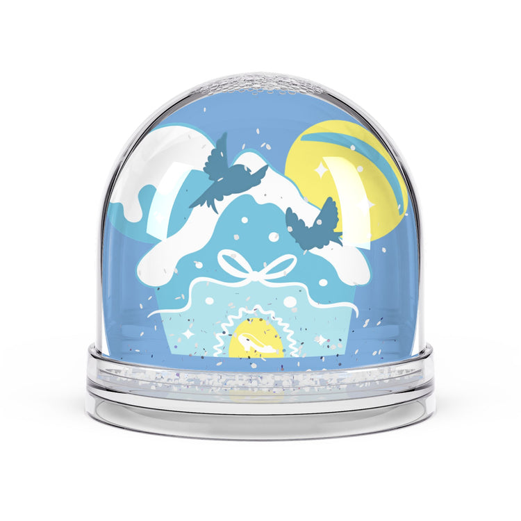 Cinderella Gingerbread House Snow Globe