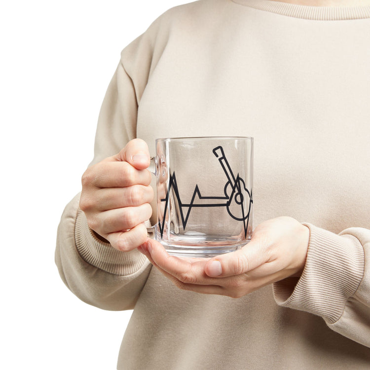 My Heart Beats For Guitarists Mug - Fandom-Made