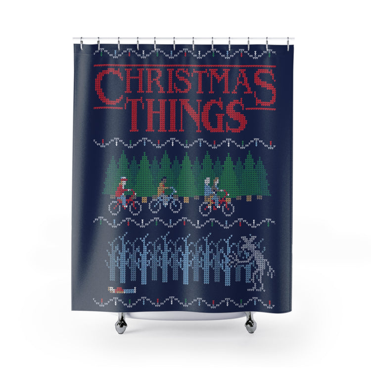 Christmas Things Shower Curtain