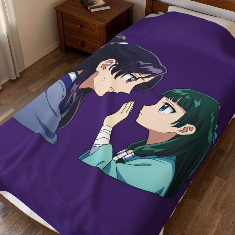 Just a Frog Velveteen Plush Blanket