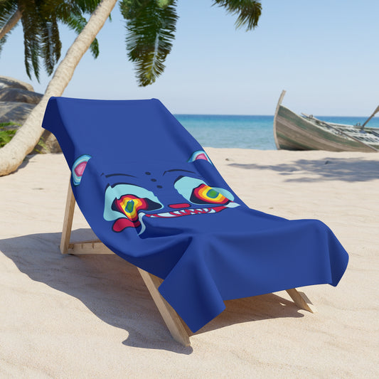 Derpy Face Beach Towel