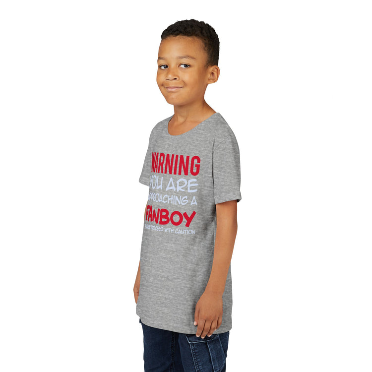 Warning Fanboy Youth Tee - Fandom-Made