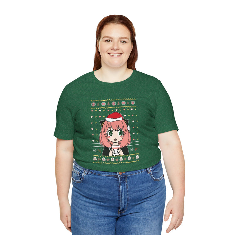 Anya Forger Ugly Christmas Sweater Unisex T-Shirt - Fandom-Made
