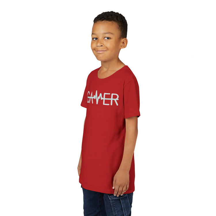 Gamer Heartbeat Youth Tee - Fandom-Made