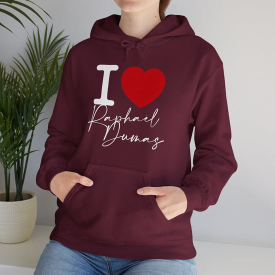 I Love Raphaël Dumas Hoodie - Fandom-Made