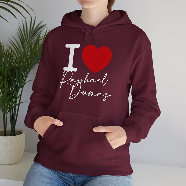 I Love Raphaël Dumas Hoodie - Fandom-Made