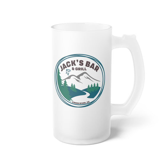 Jack's Bar & Grill Frosted Glass Beer Mug - Fandom-Made