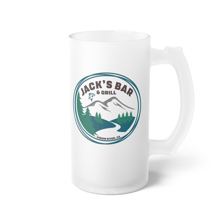 Jack's Bar & Grill Frosted Glass Beer Mug - Fandom-Made