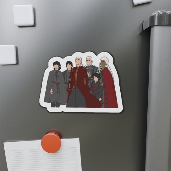 Team Black Group Die-Cut Magnet - Fandom-Made