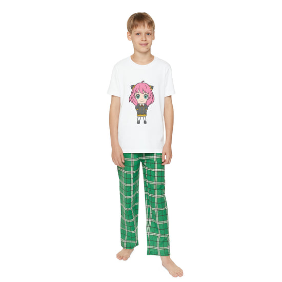 Anya Youth Short Sleeve Holiday Outfit Set - Fandom-Made