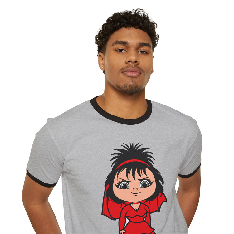 Lydia Deetz Ringer T-Shirt - Fandom-Made
