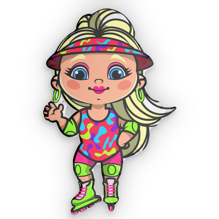Skater Barbie-Shaped Pillow - Fandom-Made